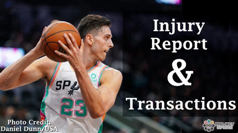 NBA Player News: Latest Reports, Injuries, Transactions .